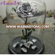 2018 Best quality competitive price eternal rose in glass dome import natural flowers